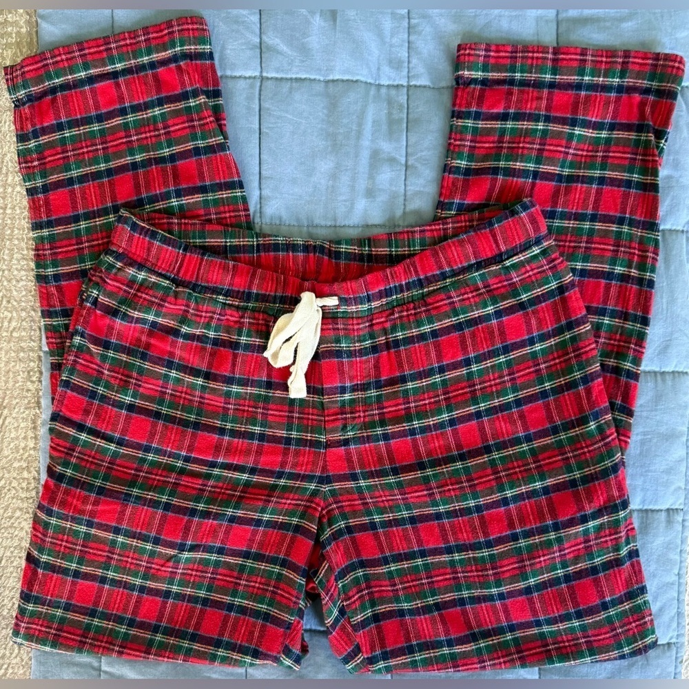 Vineyard Vines Plaid Pajama Pants Red Tartan Lounge S